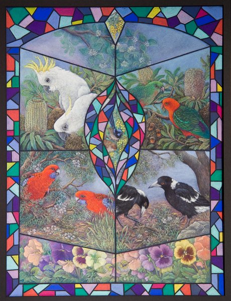 So much to see.jpg - So much to see - Best Bird or Animal Artists Society of Canberra 2009